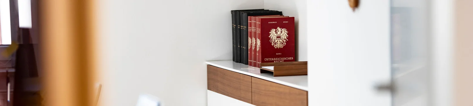 Rechtsbücher in Kanzlei